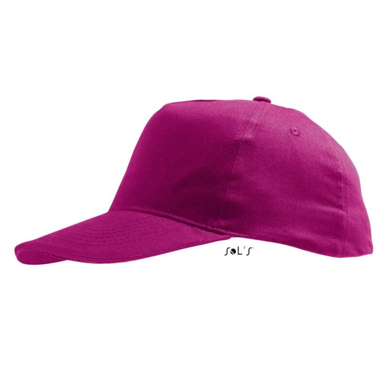 so88111-fuchsia-a SOL'S SUNNY KIDS' - FIVE PANELS CAP - Φούξια