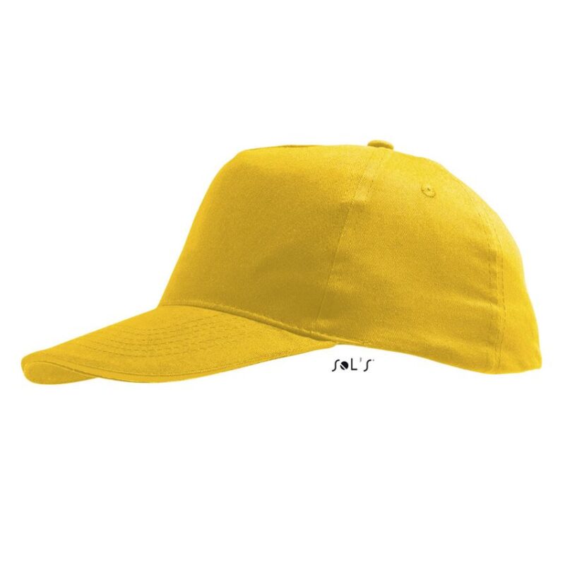 so88111-gold-a SOL'S SUNNY KIDS' - FIVE PANELS CAP - χρυσό