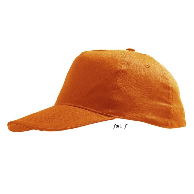 so88111-orange-a SOL'S SUNNY KIDS' - FIVE PANELS CAP - πορτοκαλί