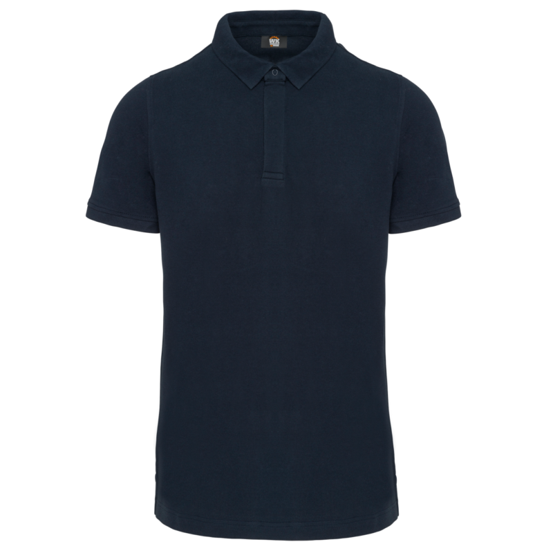 Designed To Work Ανδρικό κοντομάνικο POLO SHIRT STUD - Μπλε μαρίν