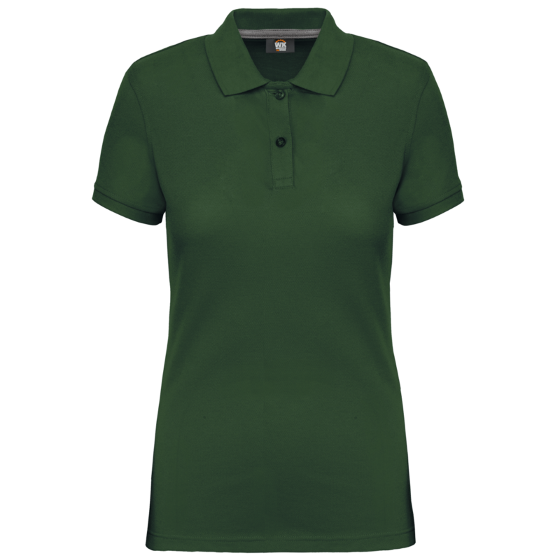Designed To Work LADIES' SHORT-SLEEVED POLO SHIRT - Πράσινο του δάσους