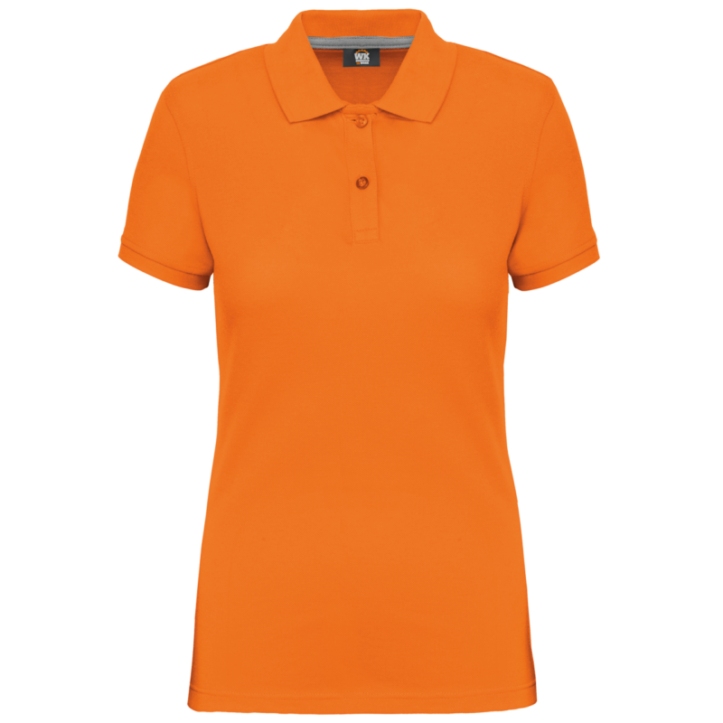 Designed To Work LADIES' SHORT-SLEEVED POLO SHIRT - πορτοκαλί
