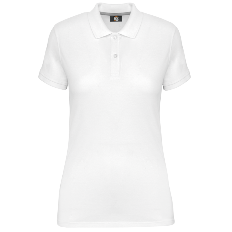 Designed To Work LADIES' SHORT-SLEEVED POLO SHIRT - Λευκό