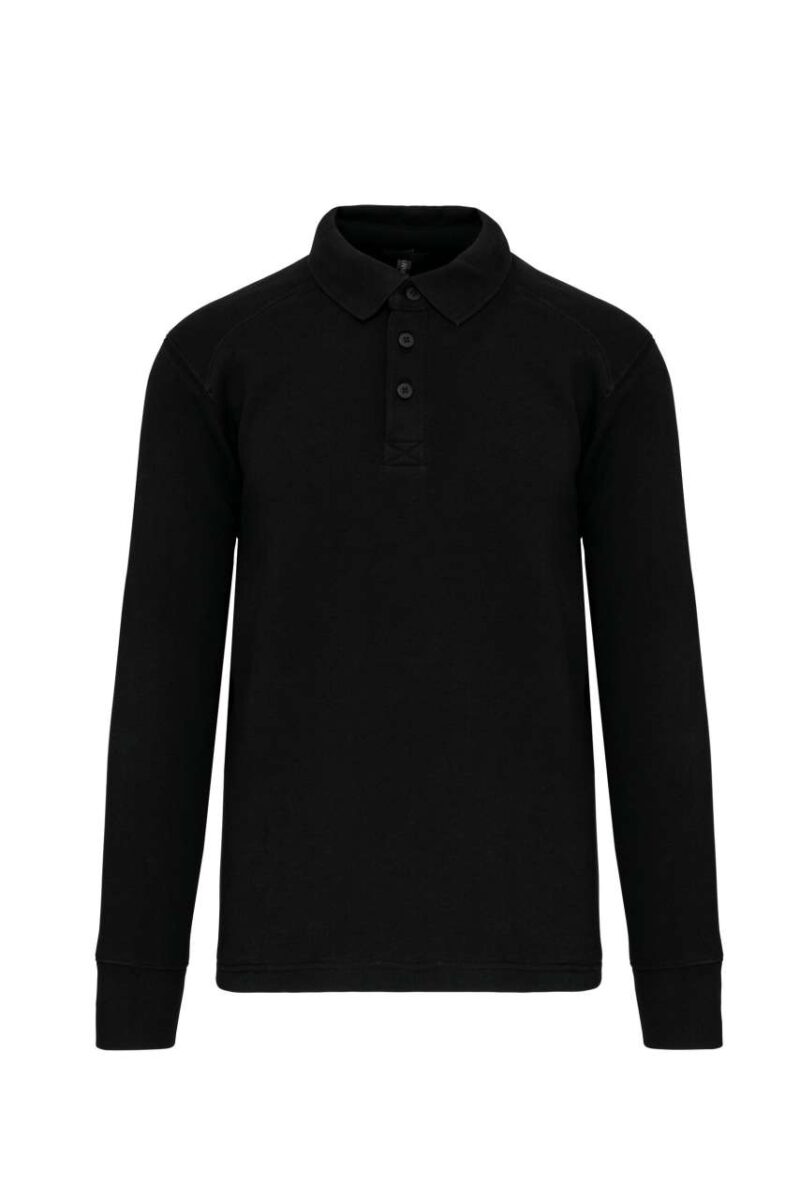 Designed To Work POLO NECK SWEATSHIRT - Μαύρο