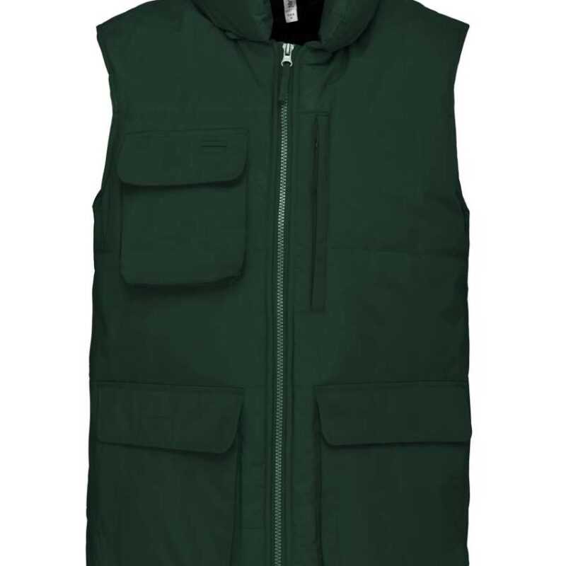 wk615-forest_green-a1 Designed To Work QUILTED BODYWARMER - Πράσινο του δάσους