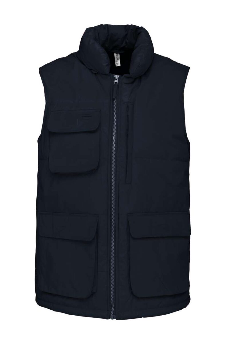 Designed To Work QUILTED BODYWARMER - Μπλε μαρίν
