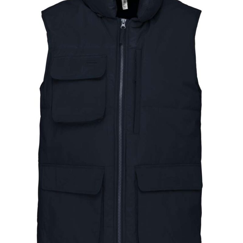 wk615-navy-a1 Designed To Work QUILTED BODYWARMER - Μπλε μαρίν