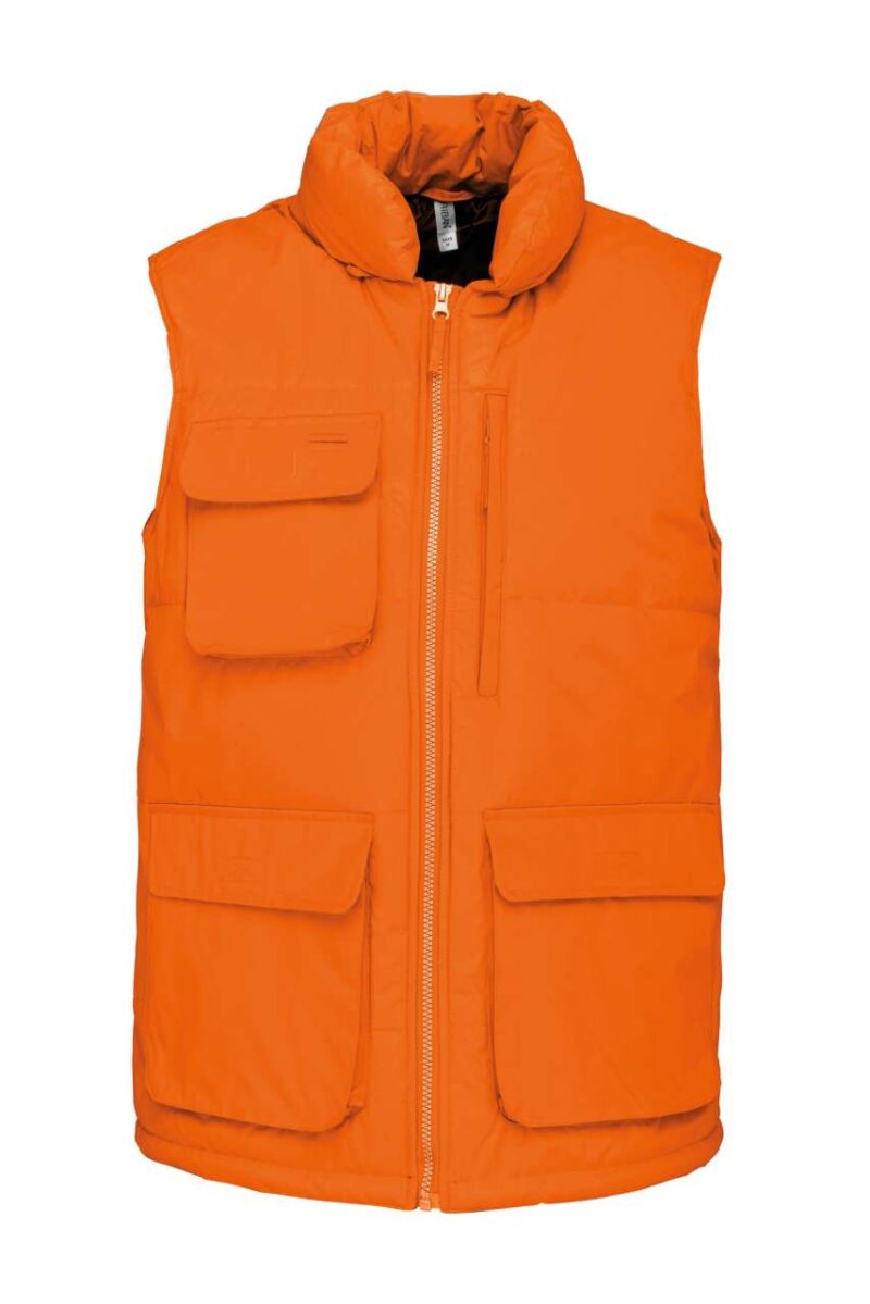 Designed To Work QUILTED BODYWARMER - πορτοκαλί