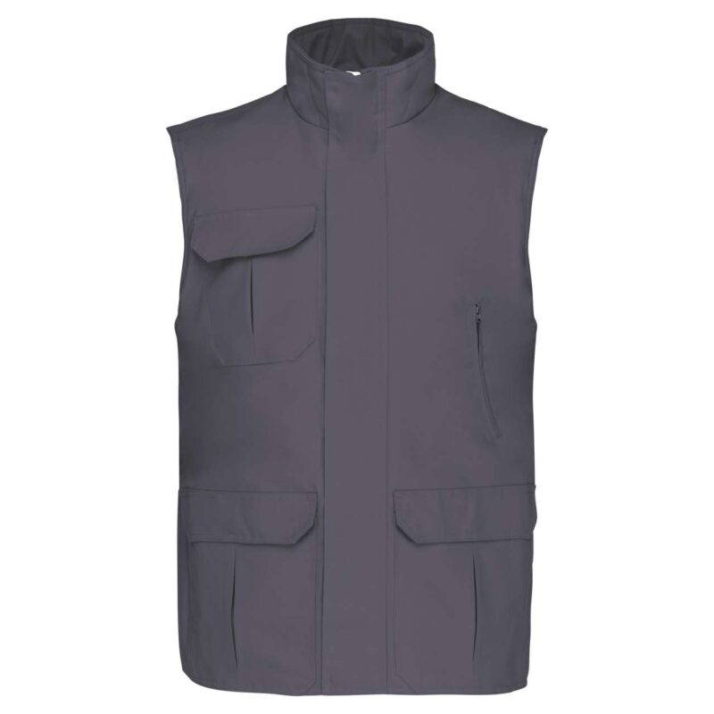 wk630-convoy_grey-a1 Designed To Work WORKER - BODYWARMER - Convoy Grey