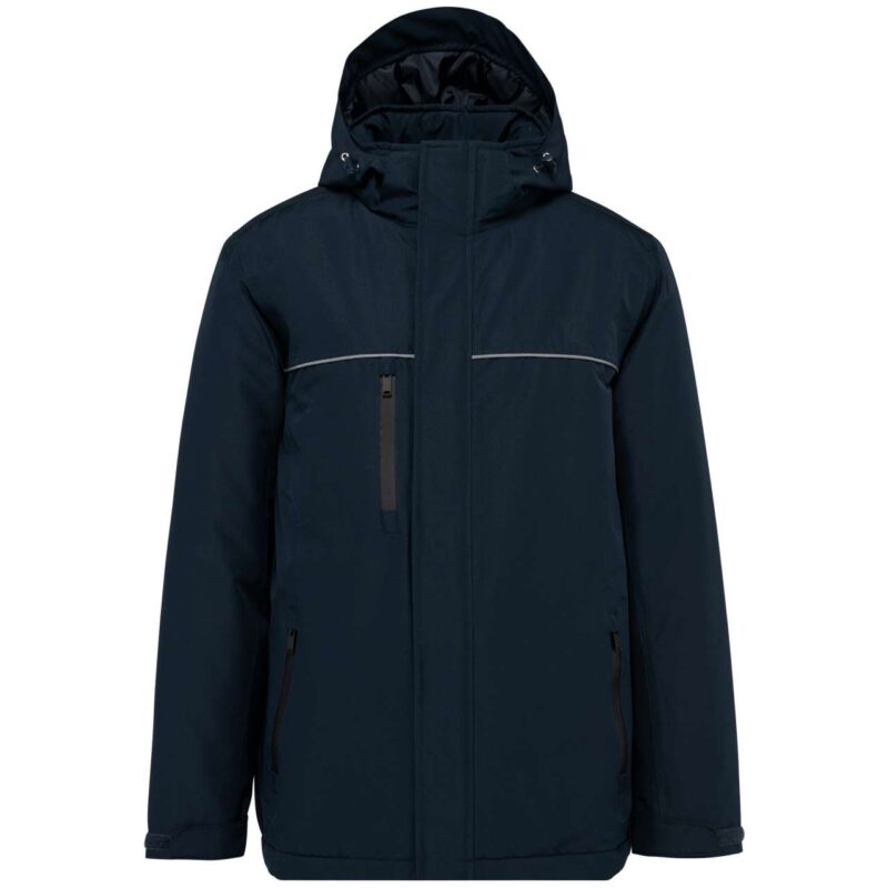 wk650-navy-a1 Designed To Work UNISEX HOODED PERFORMANCE PARKA - Μπλε μαρίν