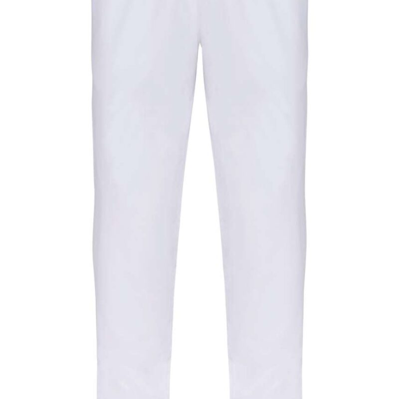 wk704-white-a1 Designed To Work UNISEX COTTON TROUSERS - Λευκό