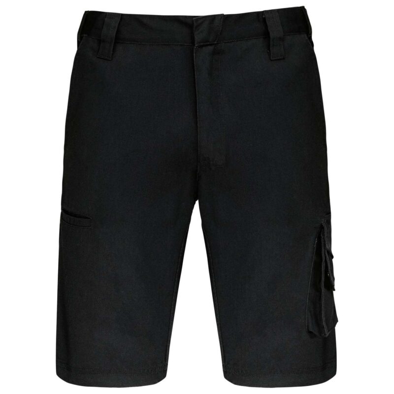 Designed To Work MULTIPOCKET WORKWEAR BERMUDA SHORTS - Μαύρο