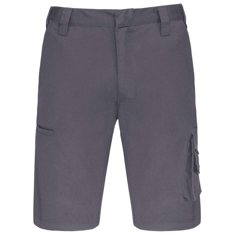 Designed To Work MULTIPOCKET WORKWEAR BERMUDA SHORTS - Convoy Grey