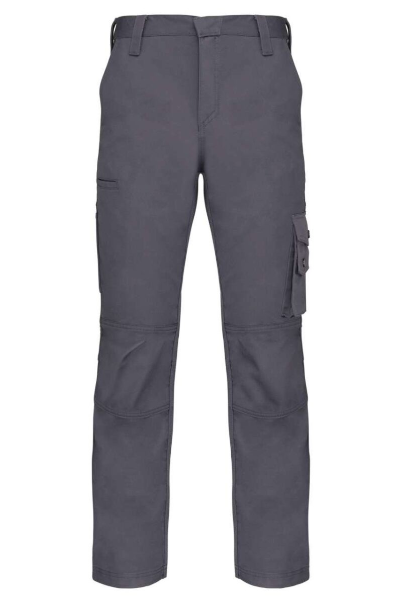 wk795-convoy_grey-a1 Designed To Work SOL'S MULTI POCKET WORKWEAR TROUSERS - Convoy Grey