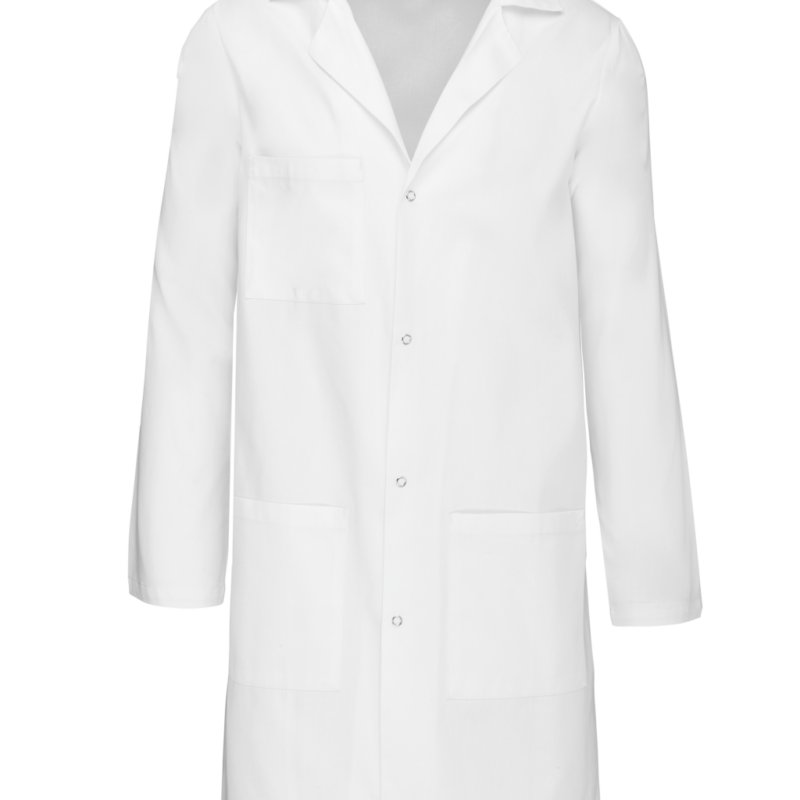 wk828-white-a1 Designed To Work UNISEX WORK SMOCK - Λευκό