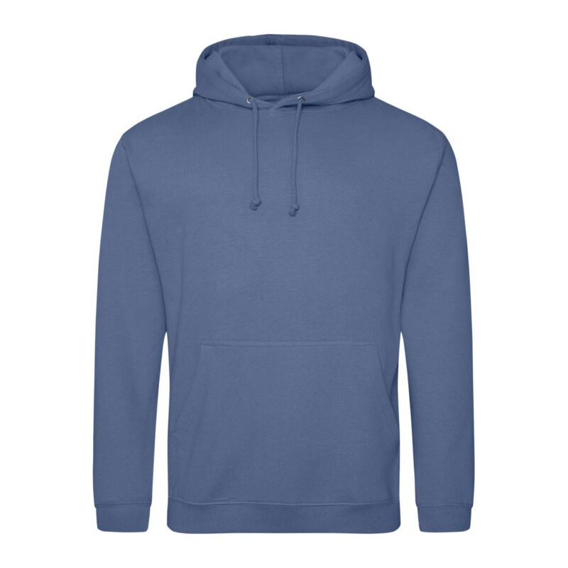 awjh001-atlantic_blue-a1 Just Hoods COLLEGE HOODIE - Atlantic Blue