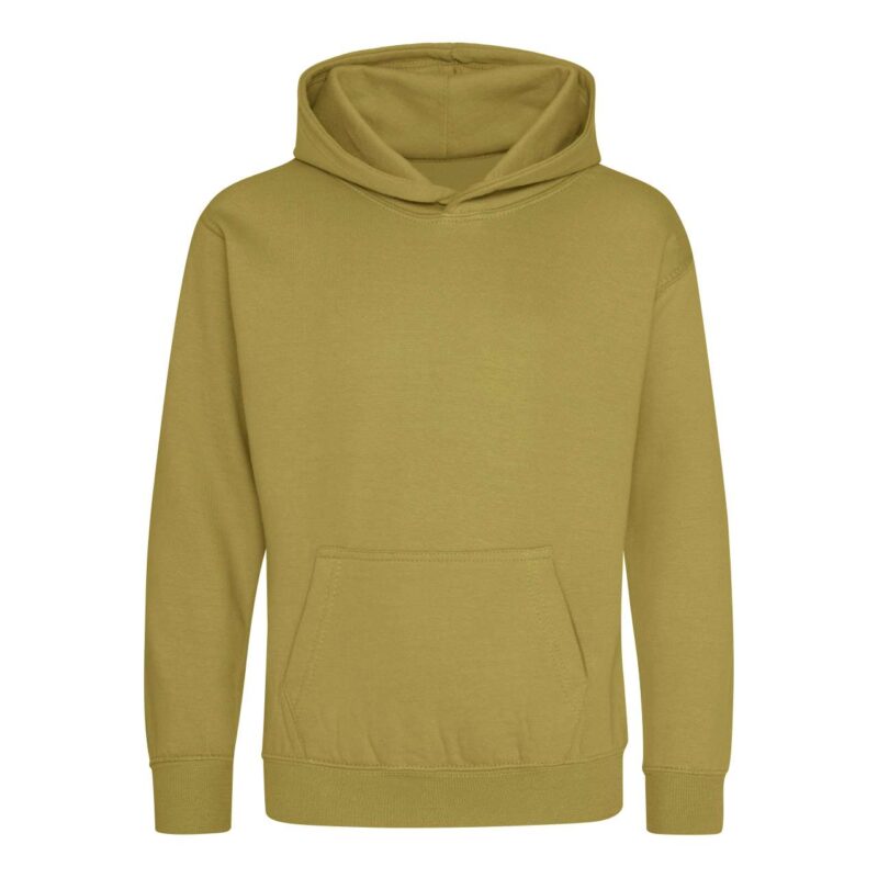 awjh001j-khaki-a1 Just Hoods KIDS HOODIE - Χακί