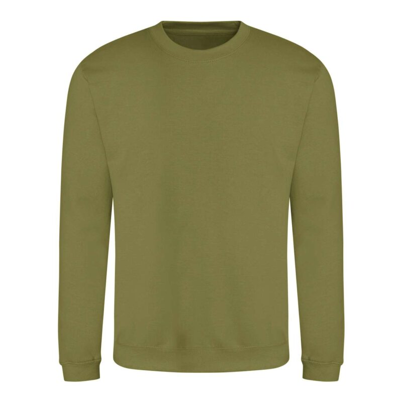awjh030-khaki-a1 Just Hoods AWDIS SWEAT - Χακί