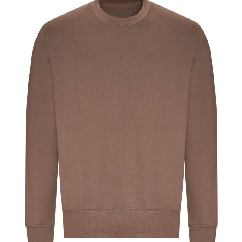 awjh030-mocha_brown-a1 Just Hoods AWDIS SWEAT - Mocha Brown