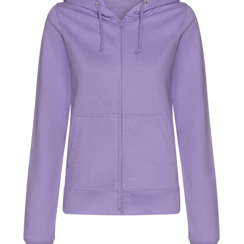 awjh050f-digital_lavender-a1 Just Hoods WOMEN'S COLLEGE ZOODIE - Digital Lavender