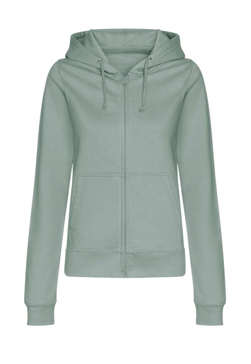 Just Hoods WOMEN'S COLLEGE ZOODIE - Dusty Green