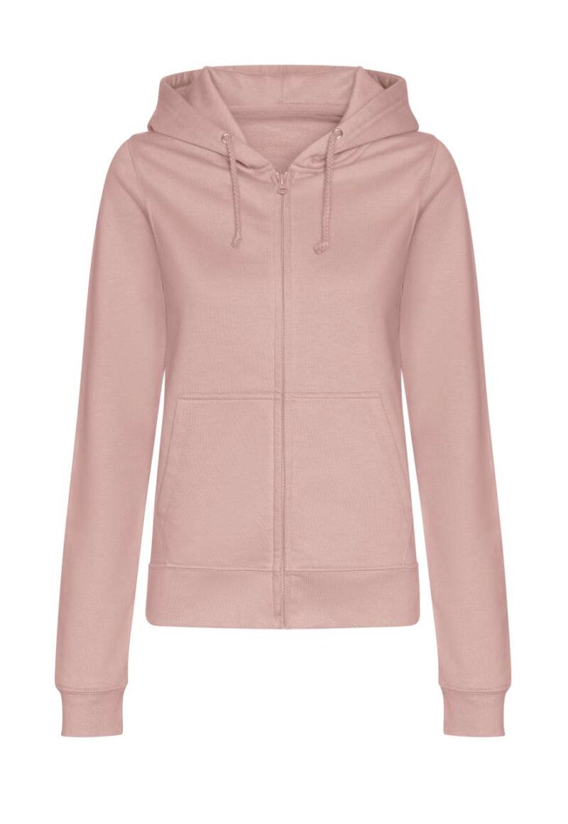 Just Hoods WOMEN'S COLLEGE ZOODIE - Dusty Pink