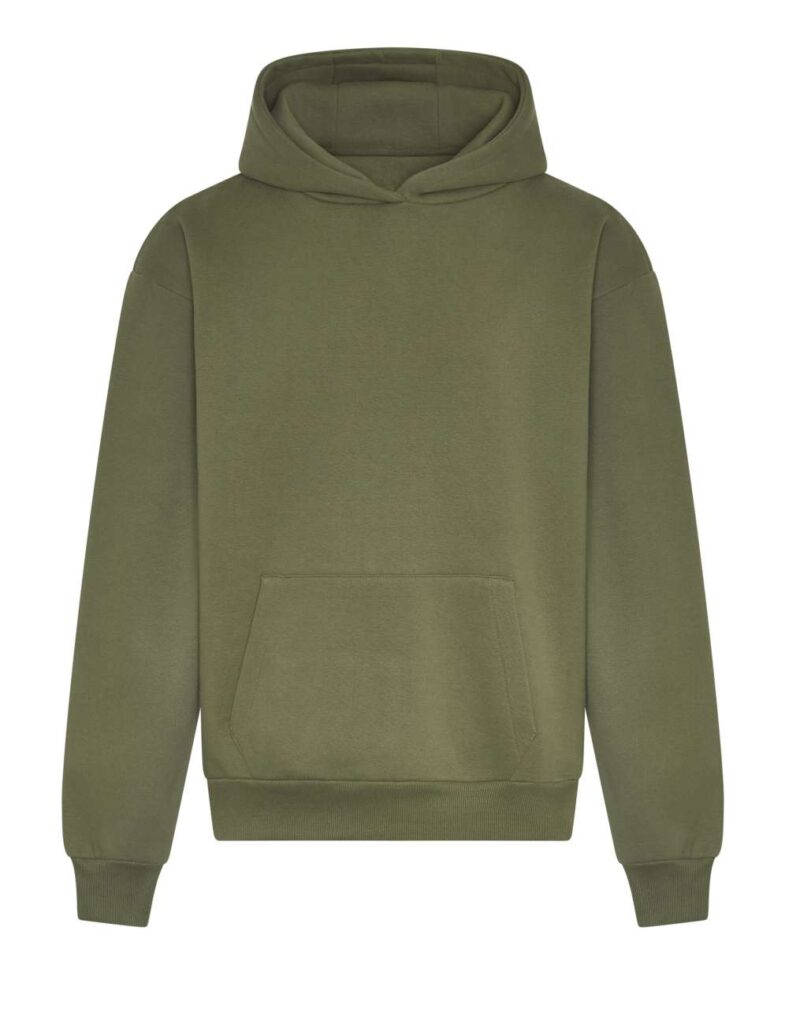 awjh120-earthy_green-a1 Just Hoods SIGNATURE HEAVYWEIGHT HOODIE - Earthy Green