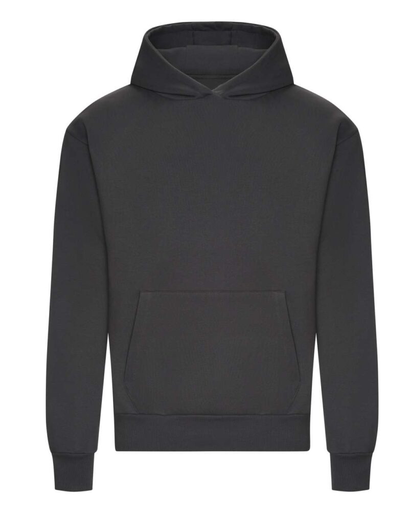 Just Hoods SIGNATURE HEAVYWEIGHT HOODIE - Solid Charcoal