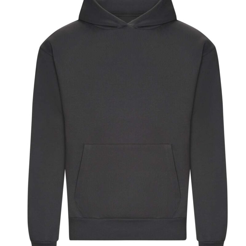 Just Hoods SIGNATURE HEAVYWEIGHT HOODIE - Solid Charcoal