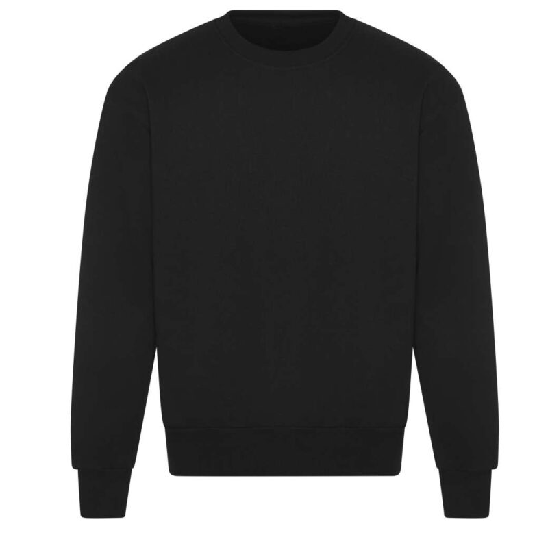 Just Hoods SIGNATURE HEAVYWEIGHT SWEAT - Βαθύ Μαύρο