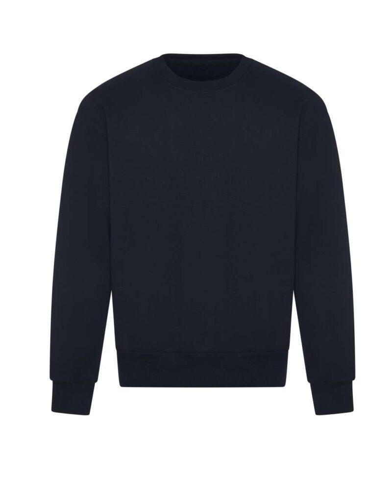 awjh123-new_french_navy-a1 Just Hoods SIGNATURE HEAVYWEIGHT SWEAT - New French Navy