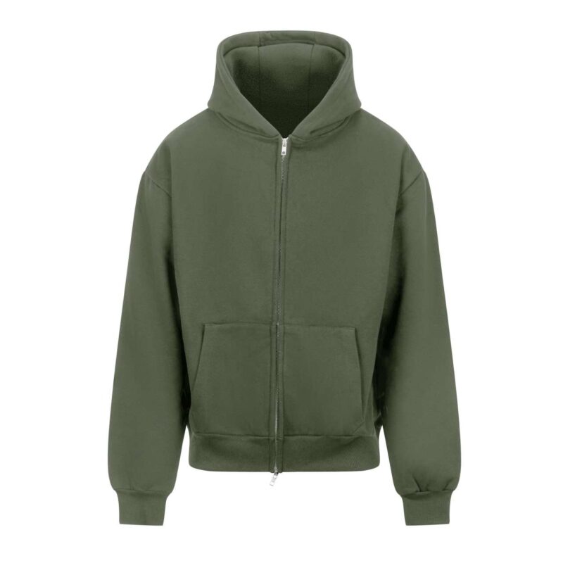 Just Hoods SIGNATURE HEAVYWEIGHT ZOODIE - Earthy Green