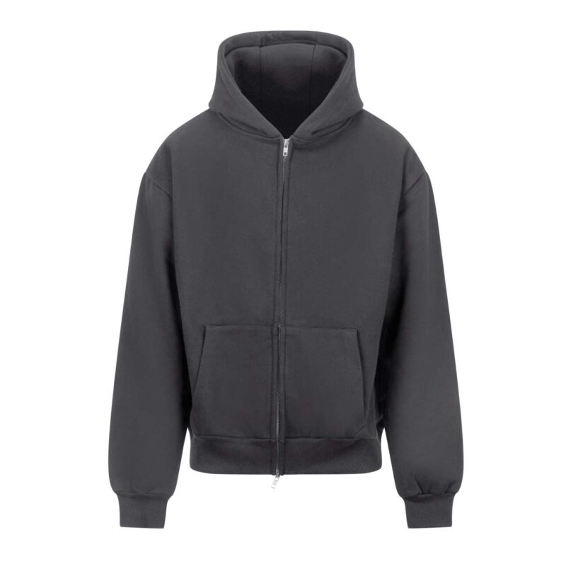 Just Hoods SIGNATURE HEAVYWEIGHT ZOODIE - Solid Charcoal