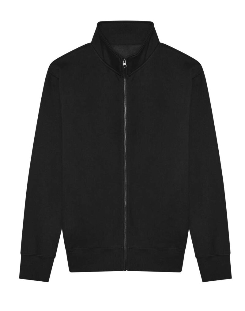 Just Hoods CAMPUS SWEAT FULL ZIP - Βαθύ Μαύρο