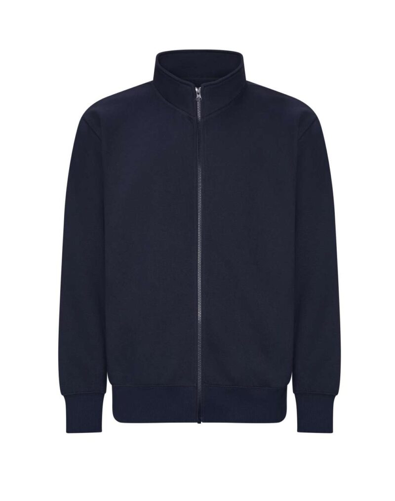 awjh147-new_french_navy-a1 Just Hoods CAMPUS SWEAT FULL ZIP - New French Navy