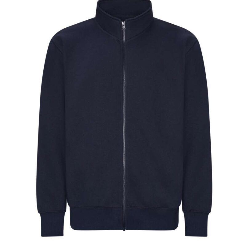 awjh147-new_french_navy-a1 Just Hoods CAMPUS SWEAT FULL ZIP - New French Navy