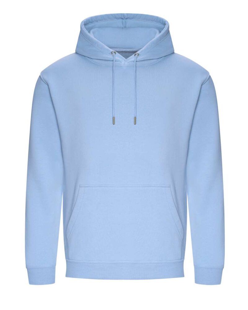 awjh201-sky_blue-a1 Just Hoods ORGANIC HOODIE - Γαλάζιο