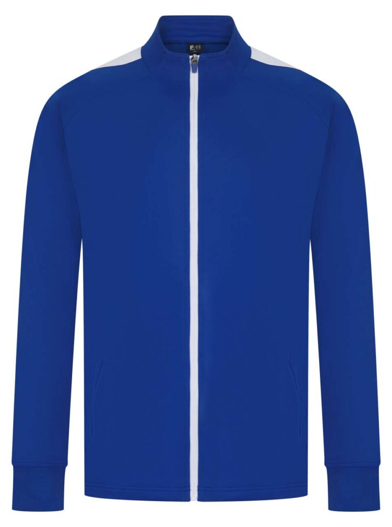 fhlv871-royalwhite-a1 Finden + Hales TOP ADULT KNITTED για TRACKSUIT - Royal/White