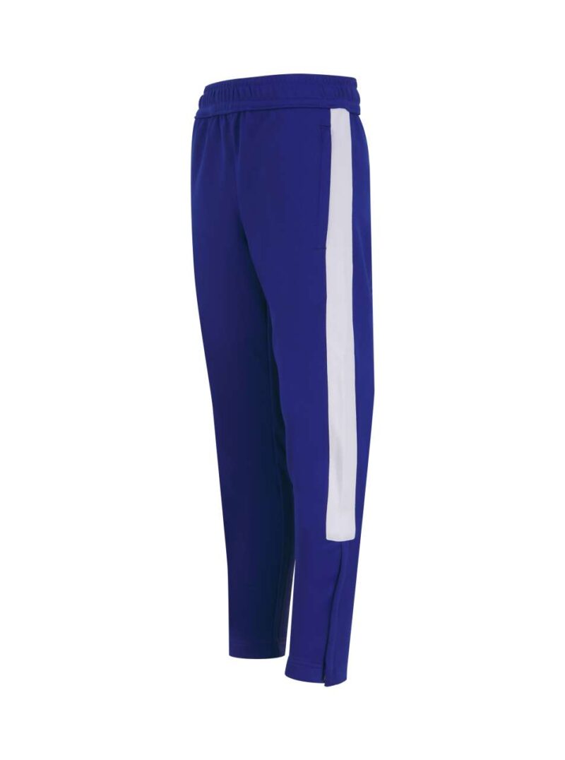 fhlv883-royalwhite-a1 Finden + Hales Παντελόνια KNITTED TRACKSUIT για KIDS - Royal/White