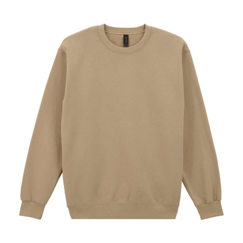 gi19000-tan-a1 Gildan HAMMER MAXWEIGHT ADULT CREWNECK SWEATSHIRT - Ταμπά