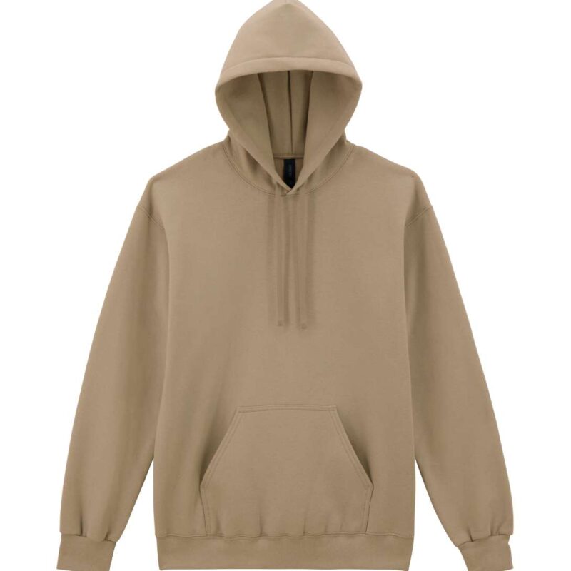 gi19500-tan-a1 Gildan HAMMER MAXWEIGHT ADULT HOODED SWEATSHIRT - Ταμπά