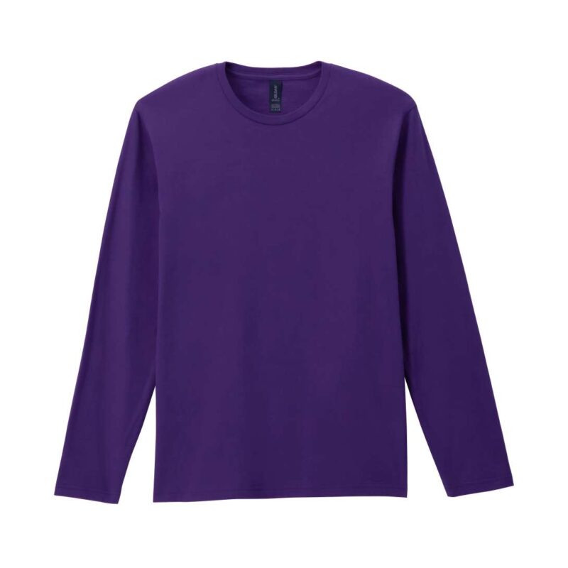 gi64400-fan_dark_purple-a1 Gildan SOFTSTYLE™ ADULT LONG SLEEVE T-SHIRT - Fan Dark Purple