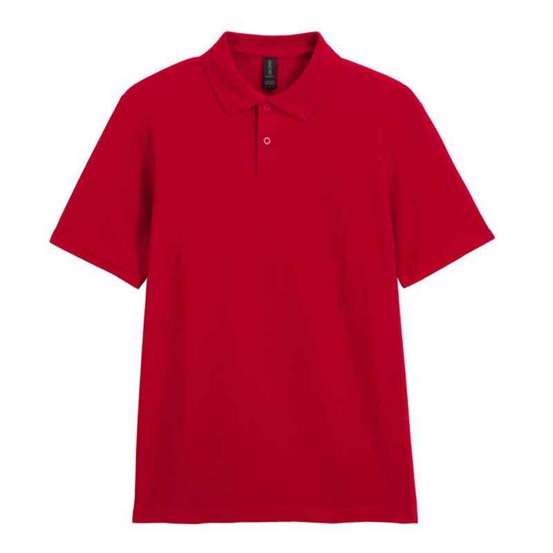 gi64800-cherry_red-a2 Gildan SOFTSTYLE™ ADULT DOUBLE PIQUÉ POLO - Κόκκινο Κεράσι