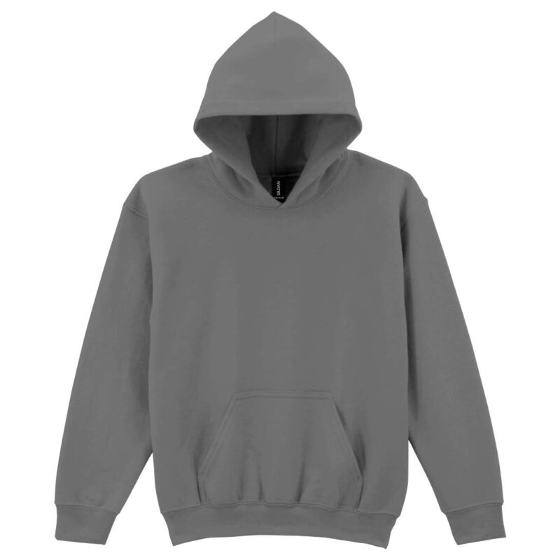 gib18500-charcoal-a1 Gildan HEAVY BLEND™ SWEATSHIRT HOODED YOUTH - Ανθρακί
