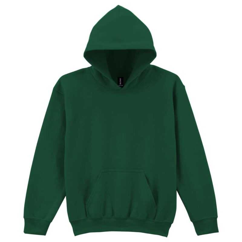 Gildan HEAVY BLEND™ SWEATSHIRT HOODED YOUTH - Fan Dark Green