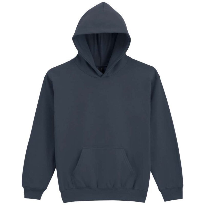 gibsf500-dark_heather-a2 Gildan SOFTSTYLE™ MIDWEIGHT FLEECE YOUTH HOODIE - 50% Βαμβάκι/50% Πολυεστέρας