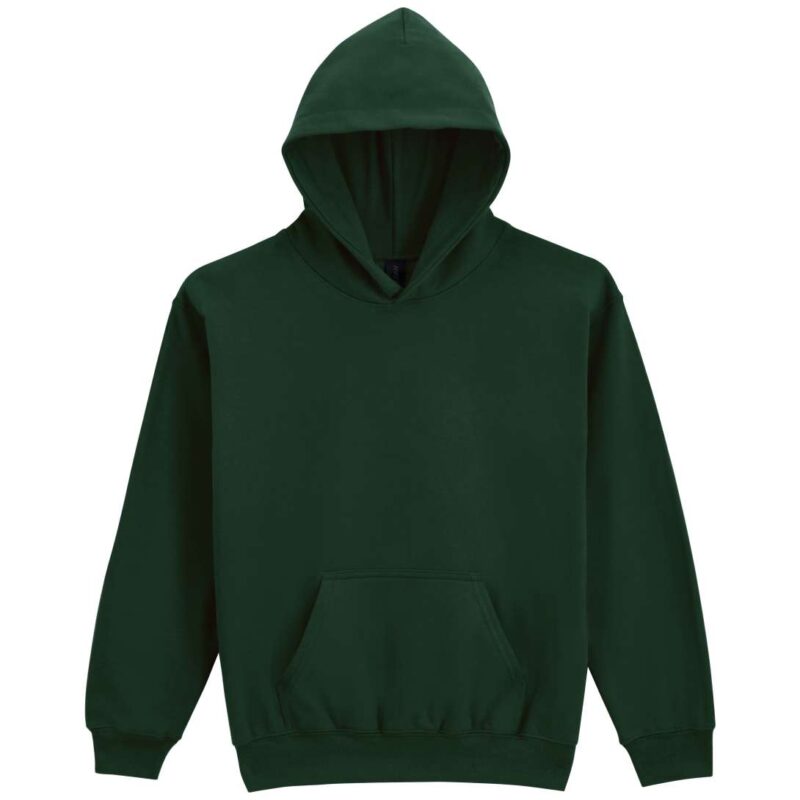 Gildan SOFTSTYLE™ MIDWEIGHT FLEECE YOUTH HOODIE - Πράσινο του δάσους