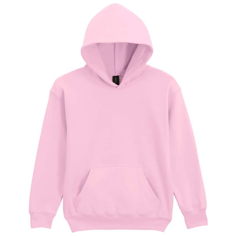 Gildan SOFTSTYLE™ MIDWEIGHT FLEECE YOUTH HOODIE - ανοιχτό ροζ