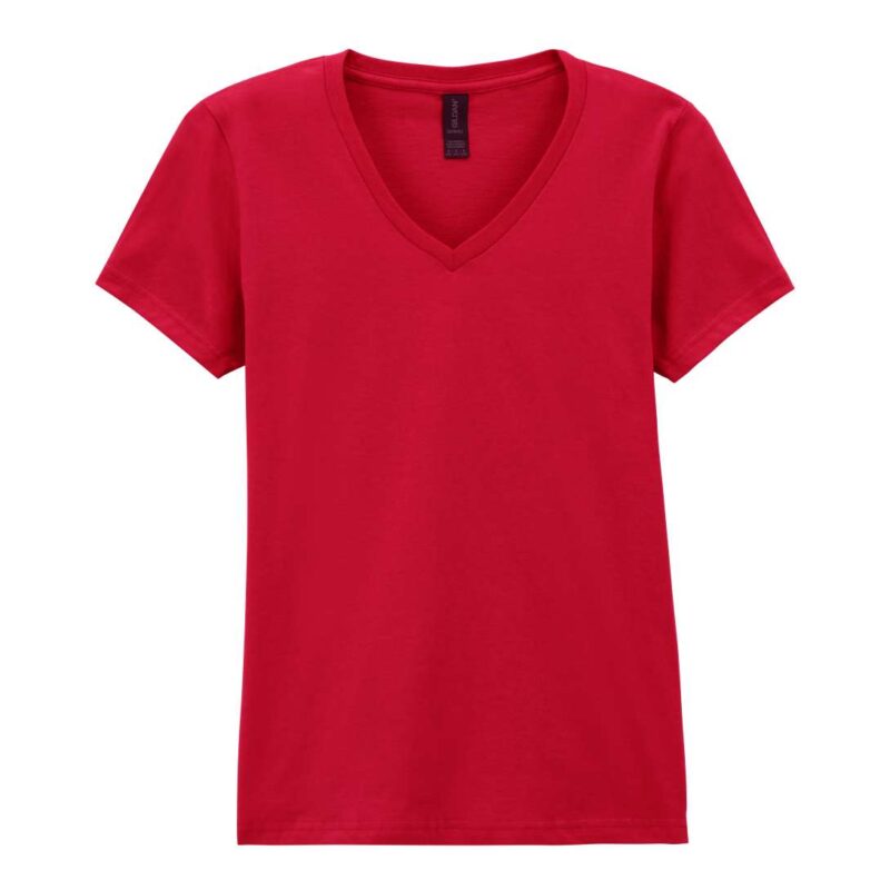 gil64v00-cherry_red-a2 Gildan SOFTSTYLE™ T-SHIRT LADIES V-NECK - Κόκκινο Κεράσι