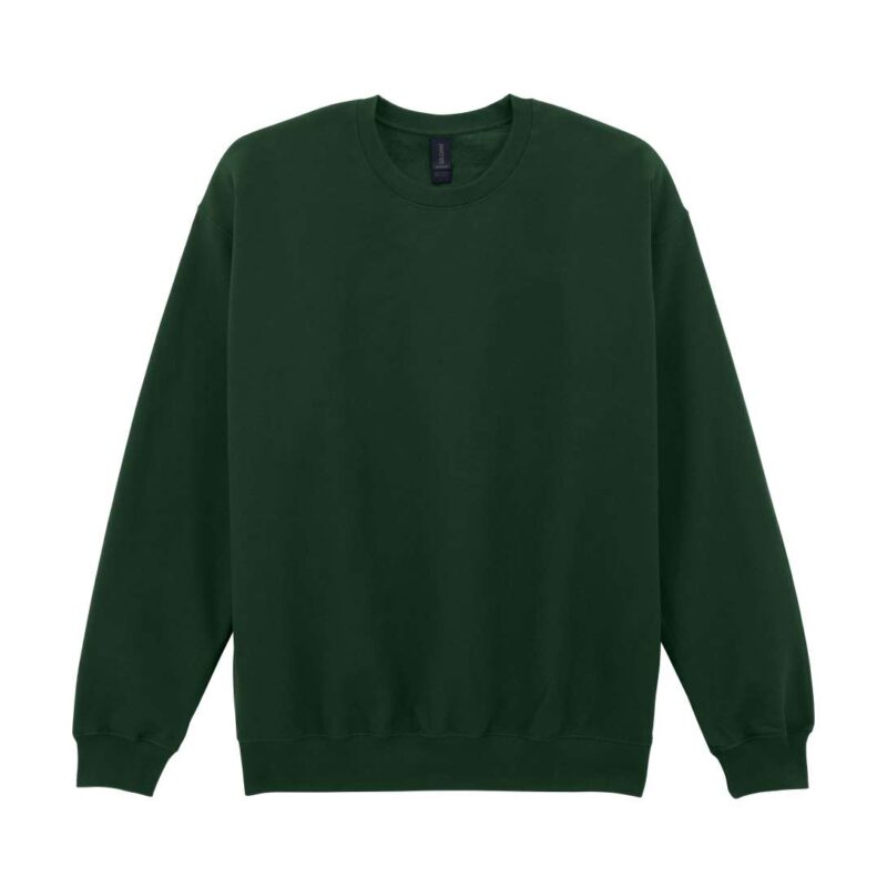 Gildan SOFTSTYLE™ MIDWEIGHT CREWNECK FLEECE ADULT - Πράσινο του δάσους